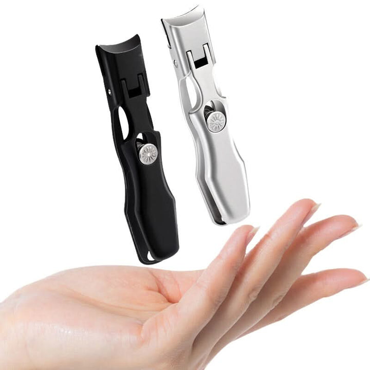 Coupe-ongles en acier carbone robuste pour une coupe précise des ongles épais; soin des pieds et mains unisexe.
