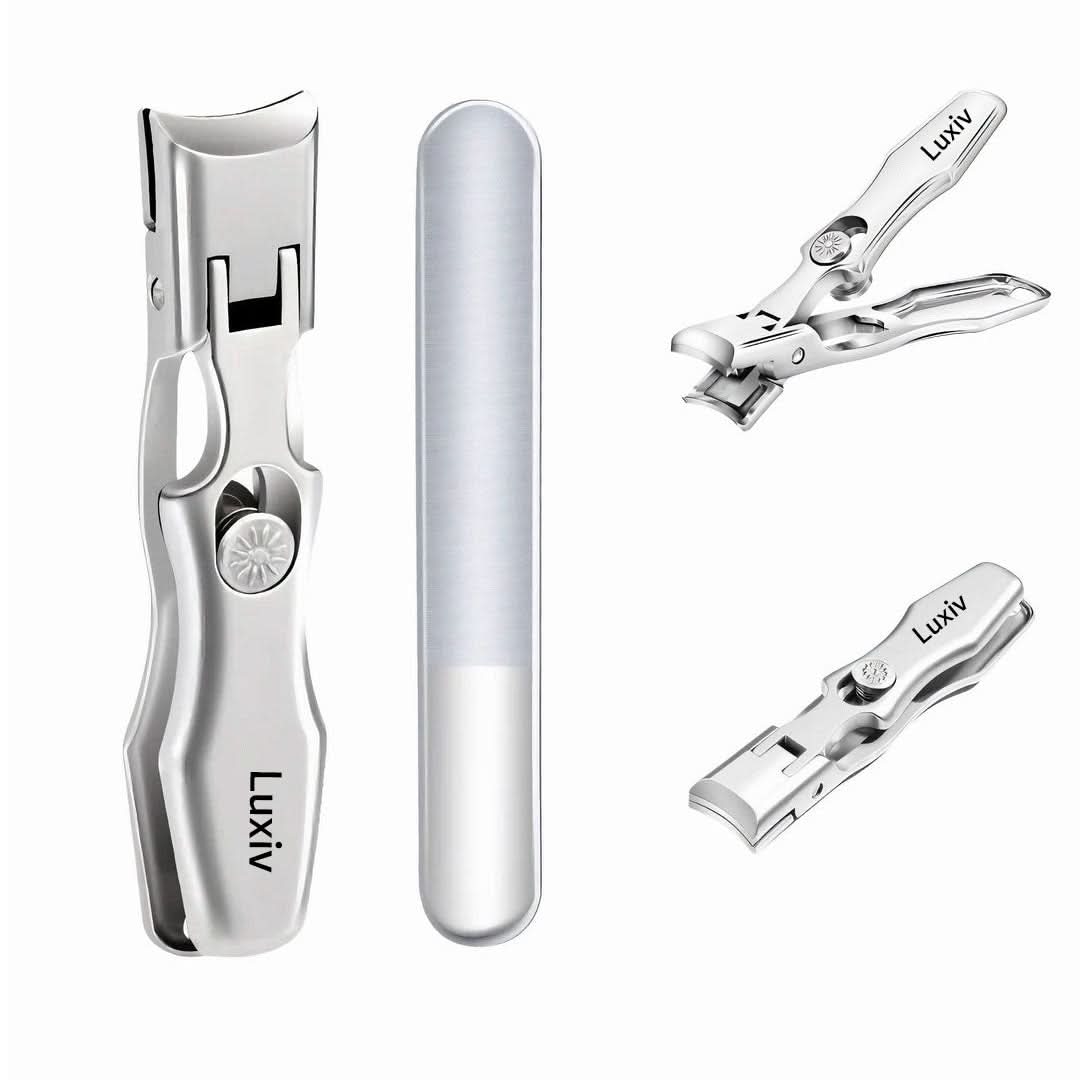 Coupe-ongles professionnel en acier carbone, coupe nette et précise pour ongles très épais et résistants.