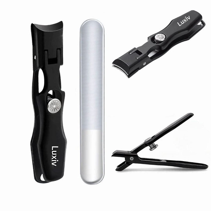 Coupe-ongles unisexe anti-éclaboussures, facile à utiliser pour une pédicure et manucure impeccable, même sur ongles durs.