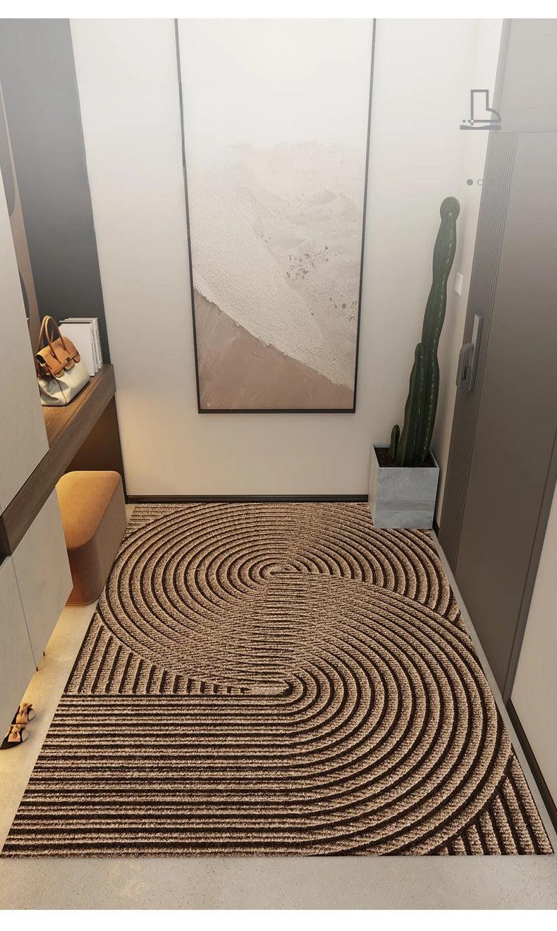 Paillasson d'entrée durable et moderne, idéal pour accueillir vos invités.