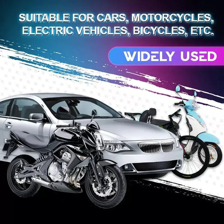 Lumière LED valve vélo, moto, voiture. Accessoire sécurité, visibilité nocturne en mouvement, éclairage roue.