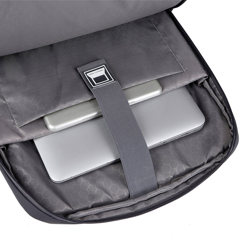 Sac à dos polyvalent noir pour ordinateur, étanche et confortable, conçu pour le quotidien, le bureau et le voyage.
