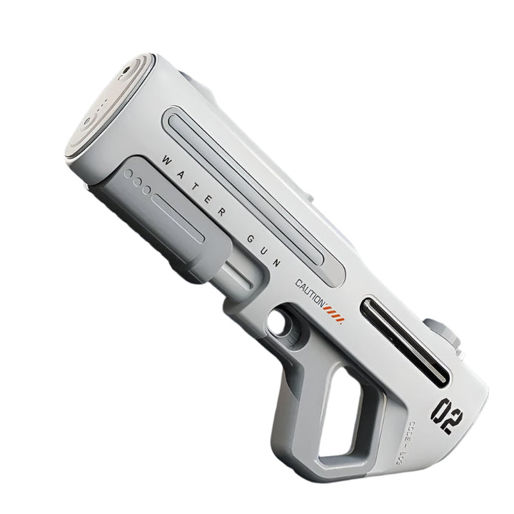 Pistolet à eau rechargeable pour enfants et adultes. Amusement garanti pour batailles estivales.