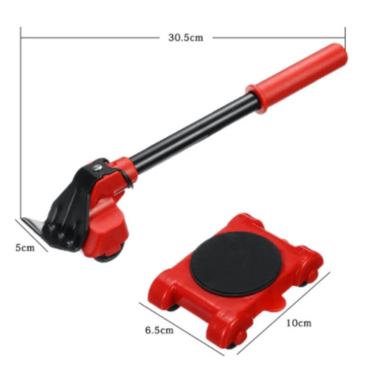 Outils de déplacement pour meubles lourds. Système de levage ergonomique et patins glisseurs pour une protection optimale.
