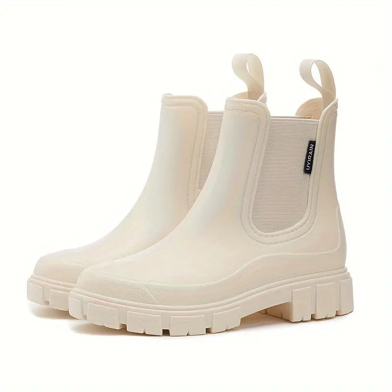 Chaussures Chelsea femme imperméables offrant confort optimal et excellente adhérence sur sols humides.