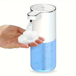 Type mousse en bouteille transparent blanc