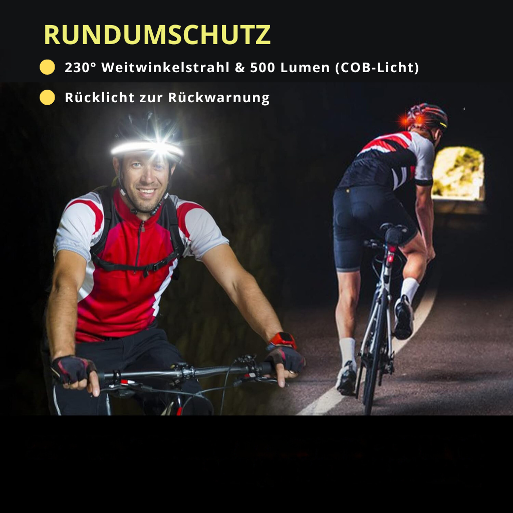 Lampe frontale LED polyvalente pour camping, course, pêche. Rechargeable, faisceau 230° large, sécurité assurée.