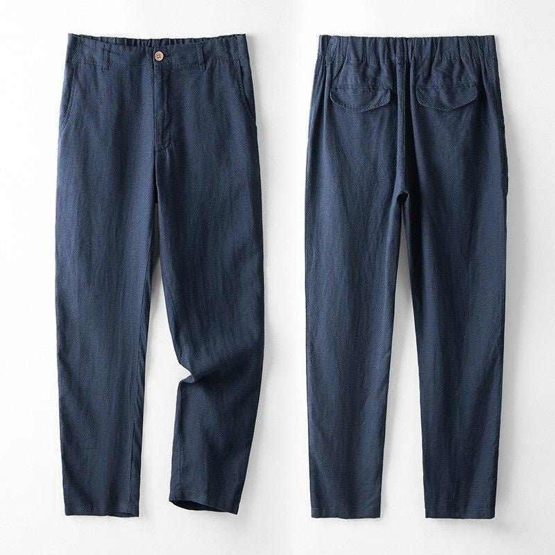 Ensemble costume homme décontracté, tissu léger et respirant, coupe moderne. Idéal pour mariage estival ou cérémonie.