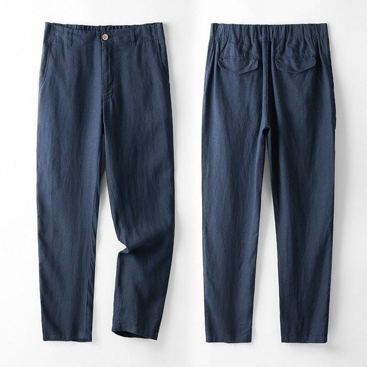 Ensemble costume homme décontracté, tissu léger et respirant, coupe moderne. Idéal pour mariage estival ou cérémonie.