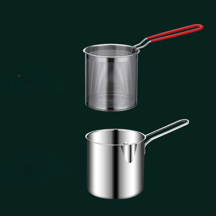 Friteuse multifonction inox, cuisson rapide et friture saine avec économie d'huile pour votre cuisine.
