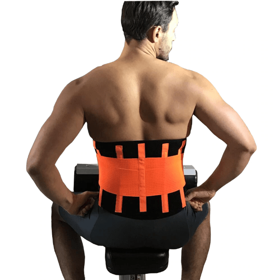 Gaine homme discrète pour un ventre plat immédiat et un soutien lombaire efficace sous les vêtements.