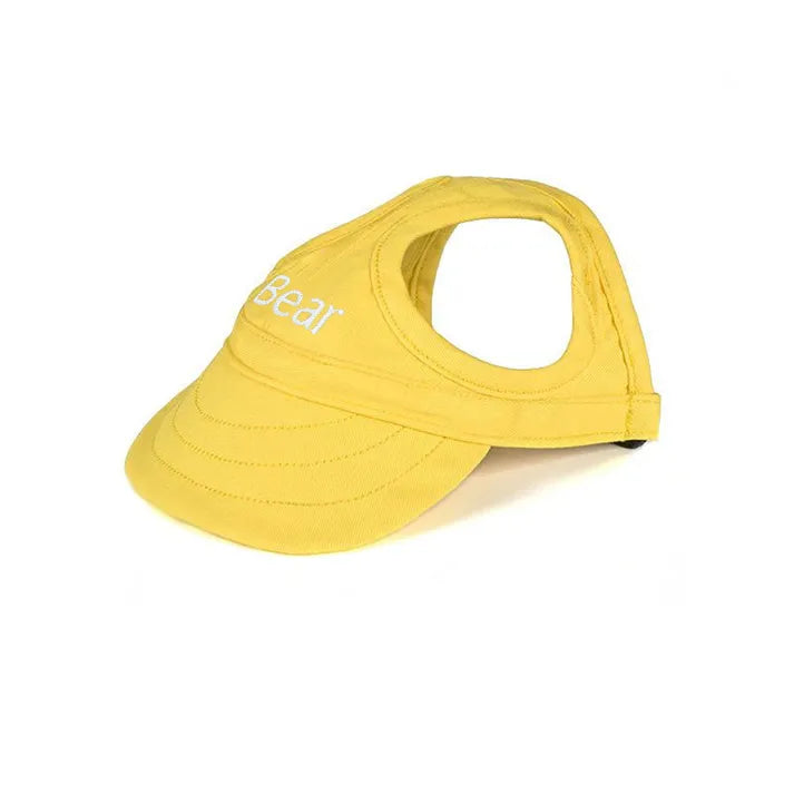 Casquette de soleil pour chien, indispensable en été. Offre une protection UV maximale pour les promenades en toute sécurité.