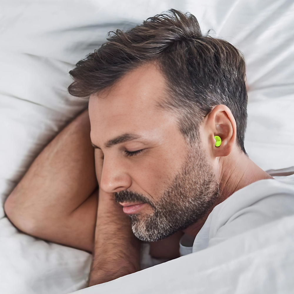 Bouchons d'oreilles étanches et hypoallergéniques, conçus pour une protection auditive maximale et discrète.