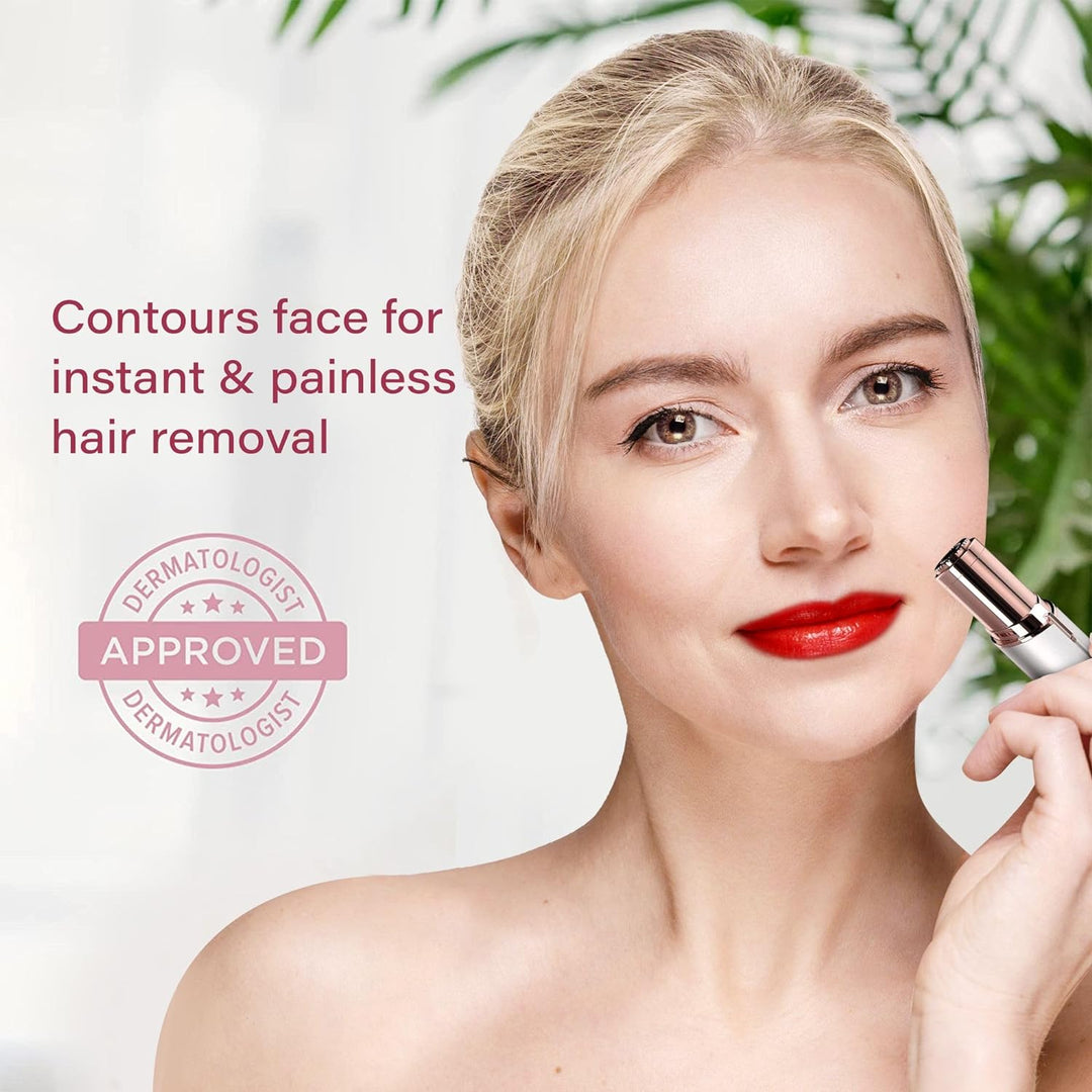 Cet épilateur visage portable assure une épilation féminine douce et une peau sans faille.