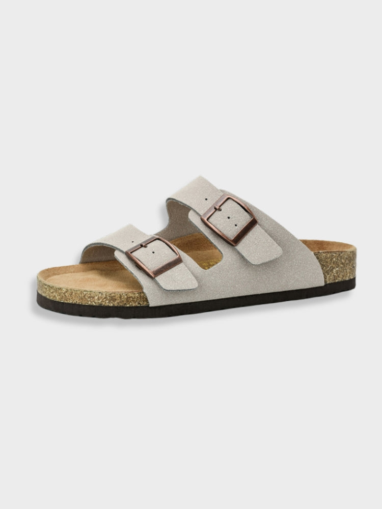 Sandales Arizona pour femmes, alliant confort et élégance estivale. Chaussures plates parfaites pour la mode décontractée.