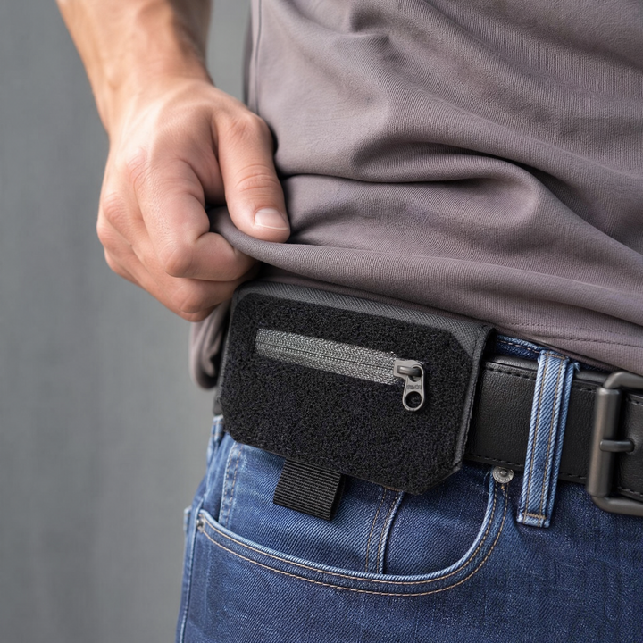 Portefeuille ceinture de sécurité SLIMSAFE pour voyage. Gardez argent, cartes et passeport discrets et protégés.