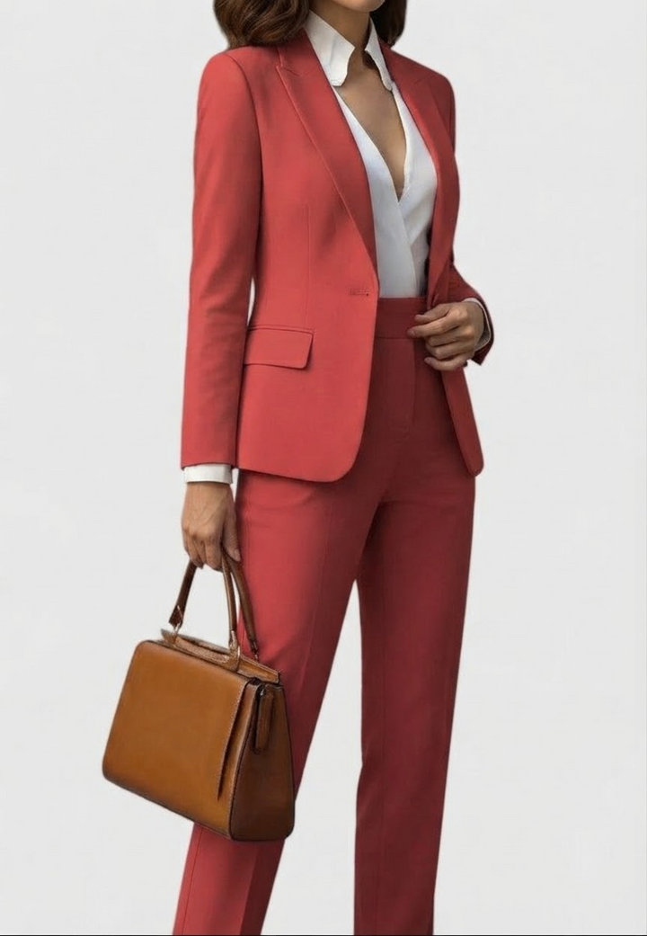 Costume femme polyvalent Eleonor, parfait pour tenue de bureau ou cérémonie.