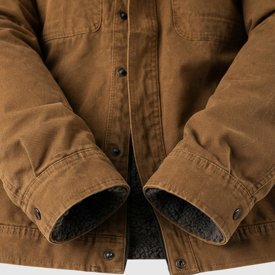Vêtement homme : blouson style ranch western, alliant confort, style et grande durabilité.