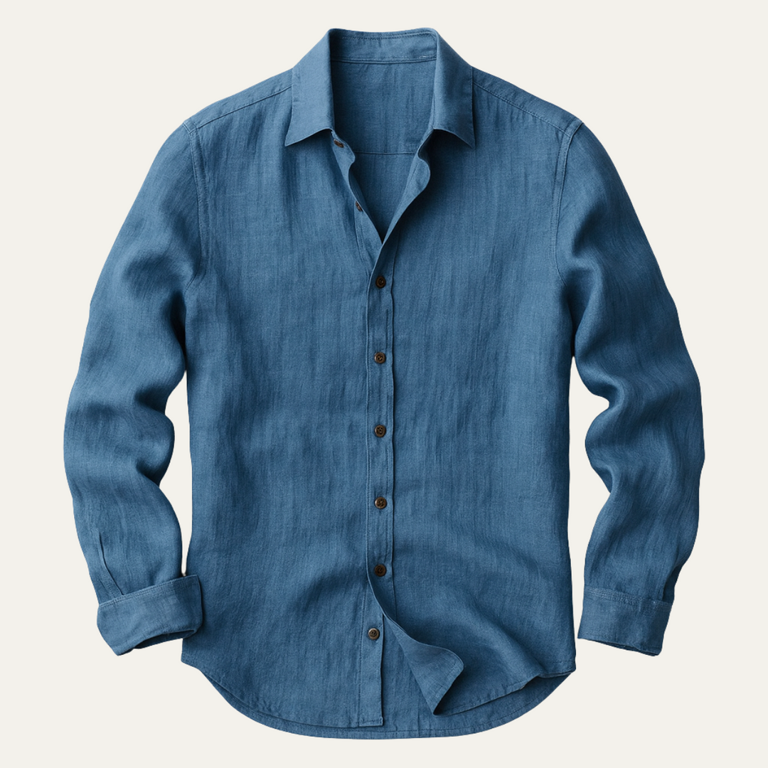 Chemise homme coupe décontractée, confort optimal, élégance masculine intemporelle.