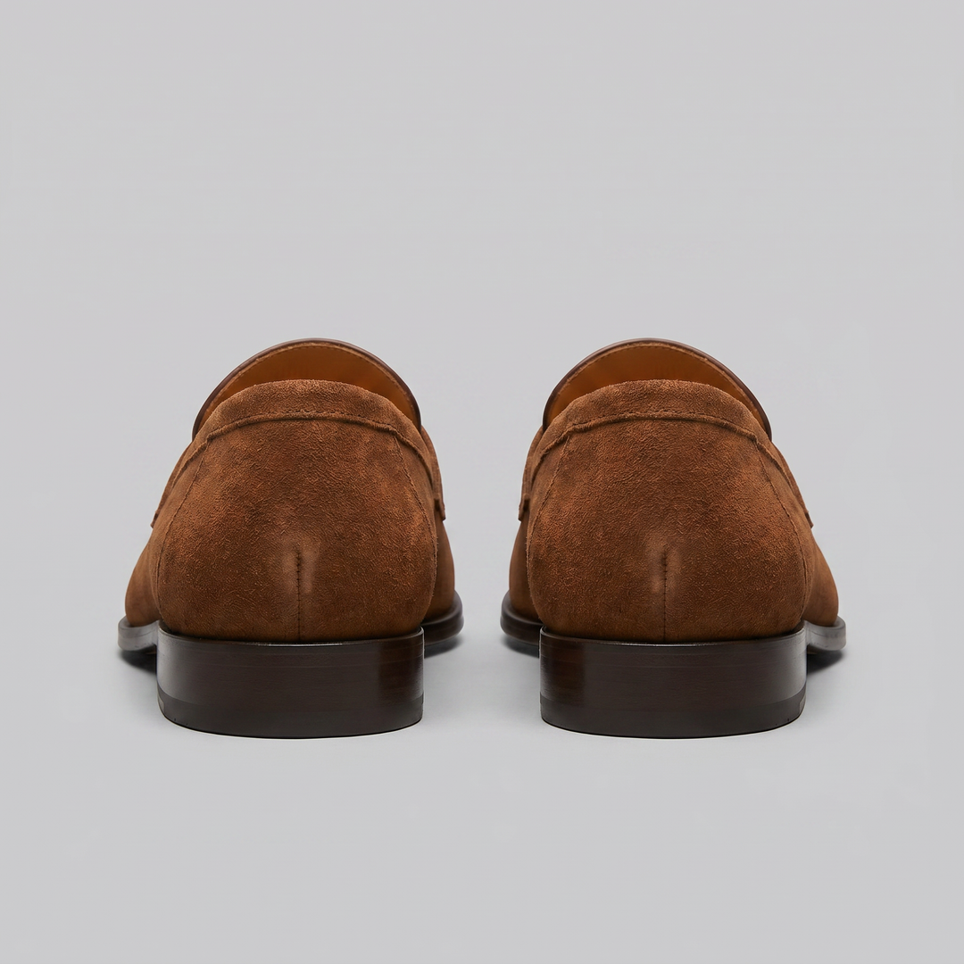 Chaussures homme élégantes, mocassins Penny en cuir lisse, un must-have pour le dressing masculin.