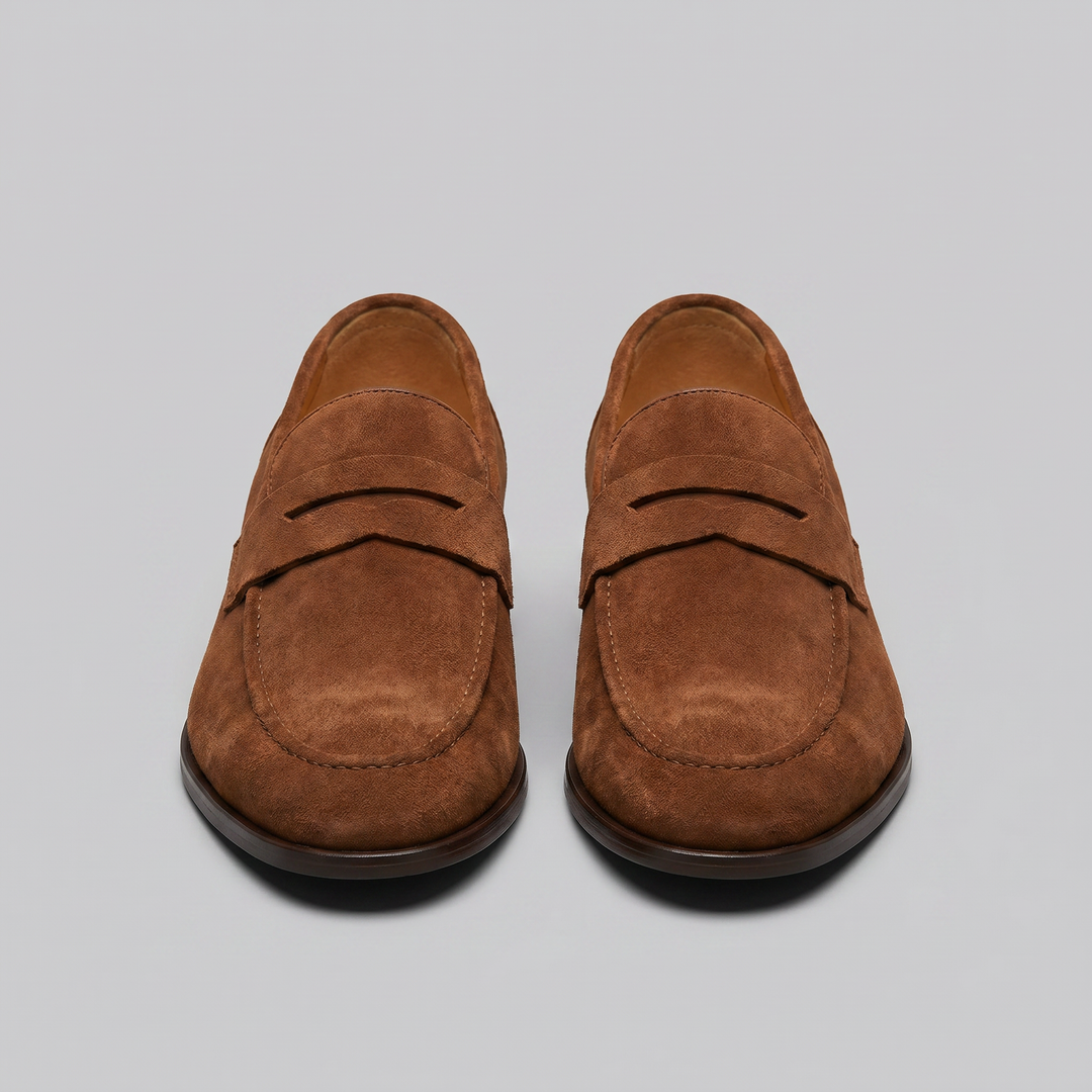 Mocassins Penny pour homme, chaussures de ville au design épuré, idéales pour un look soigné.
