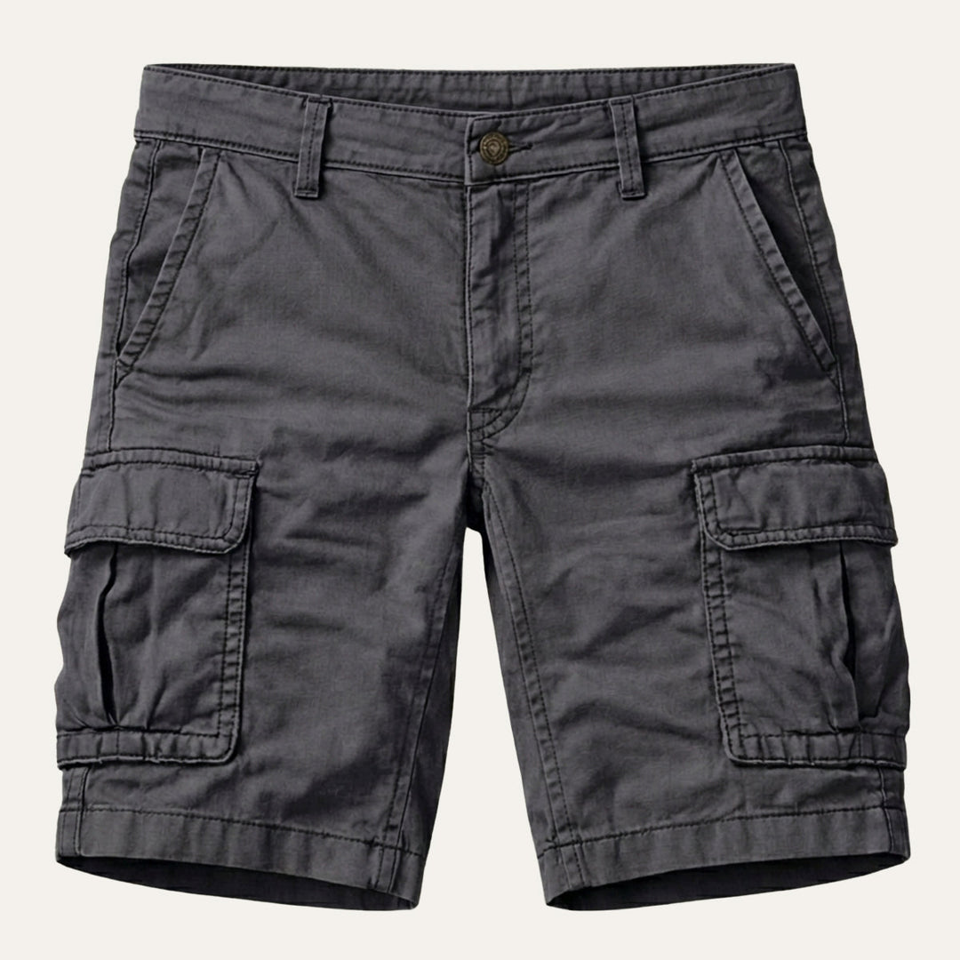 Short cargo homme pour l'aventure, le voyage ou le quotidien, avec poches sécurisées et zip, très pratique.