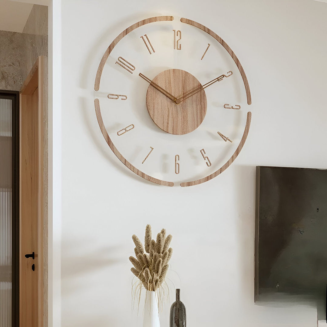 Superbe horloge murale design, silencieuse. Parfaite pour ajouter une touche moderne et élégante à votre intérieur.