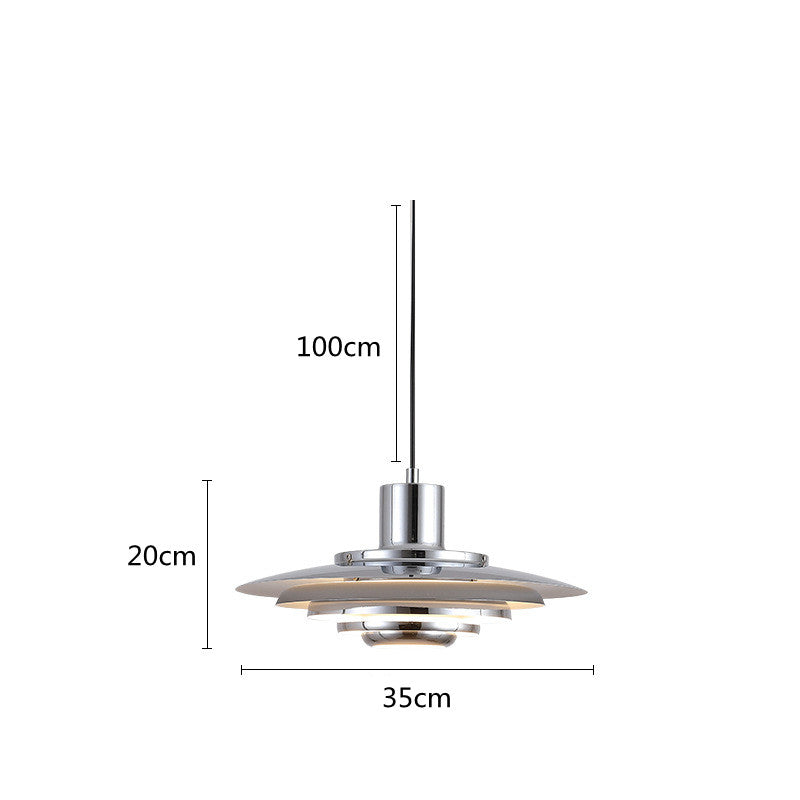 Luminaire suspendu LED moderne, éclairage puissant et économe, idéal pour espace de vie contemporain.