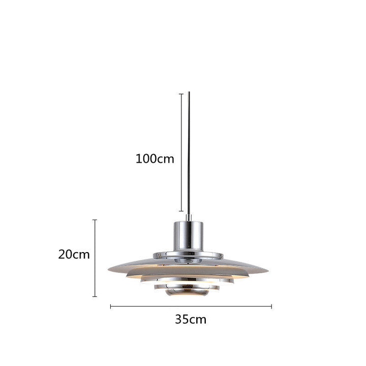Luminaire suspendu LED moderne, éclairage puissant et économe, idéal pour espace de vie contemporain.