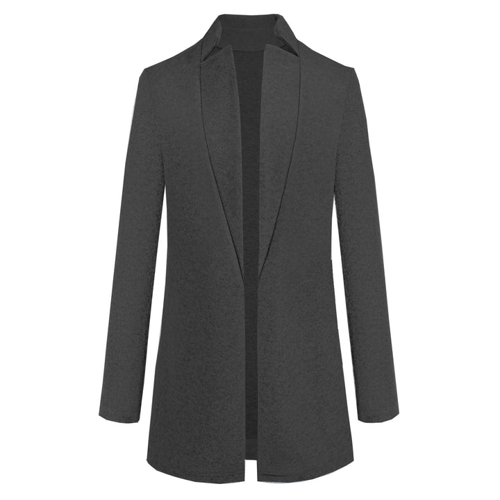 Manteau femme rouge vin col montant, coupe ajustée élégante. Veste cintrée pour l'automne et l'hiver.