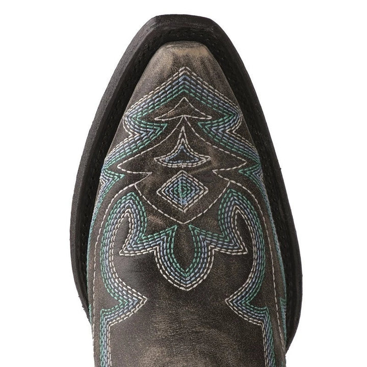 Bottines cheville femme, bout pointu, brodées pour une touche chic. Confortables et parfaites au quotidien.