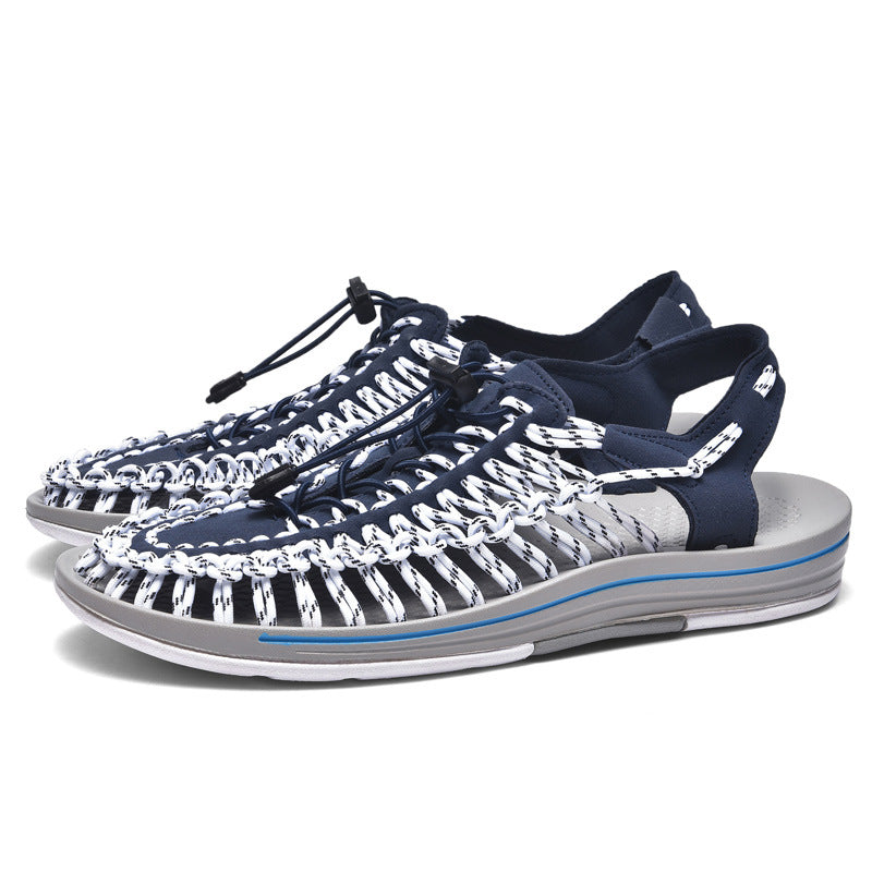 Chaussure sandale homme légère et respirante. Confort et style estival pour activités extérieures, même en grandes tailles.