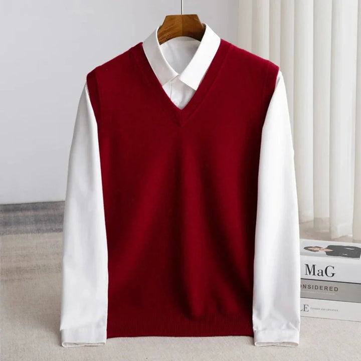 Gilet ample homme avec une élégance décontractée, parfait pour le confort et le style au quotidien.