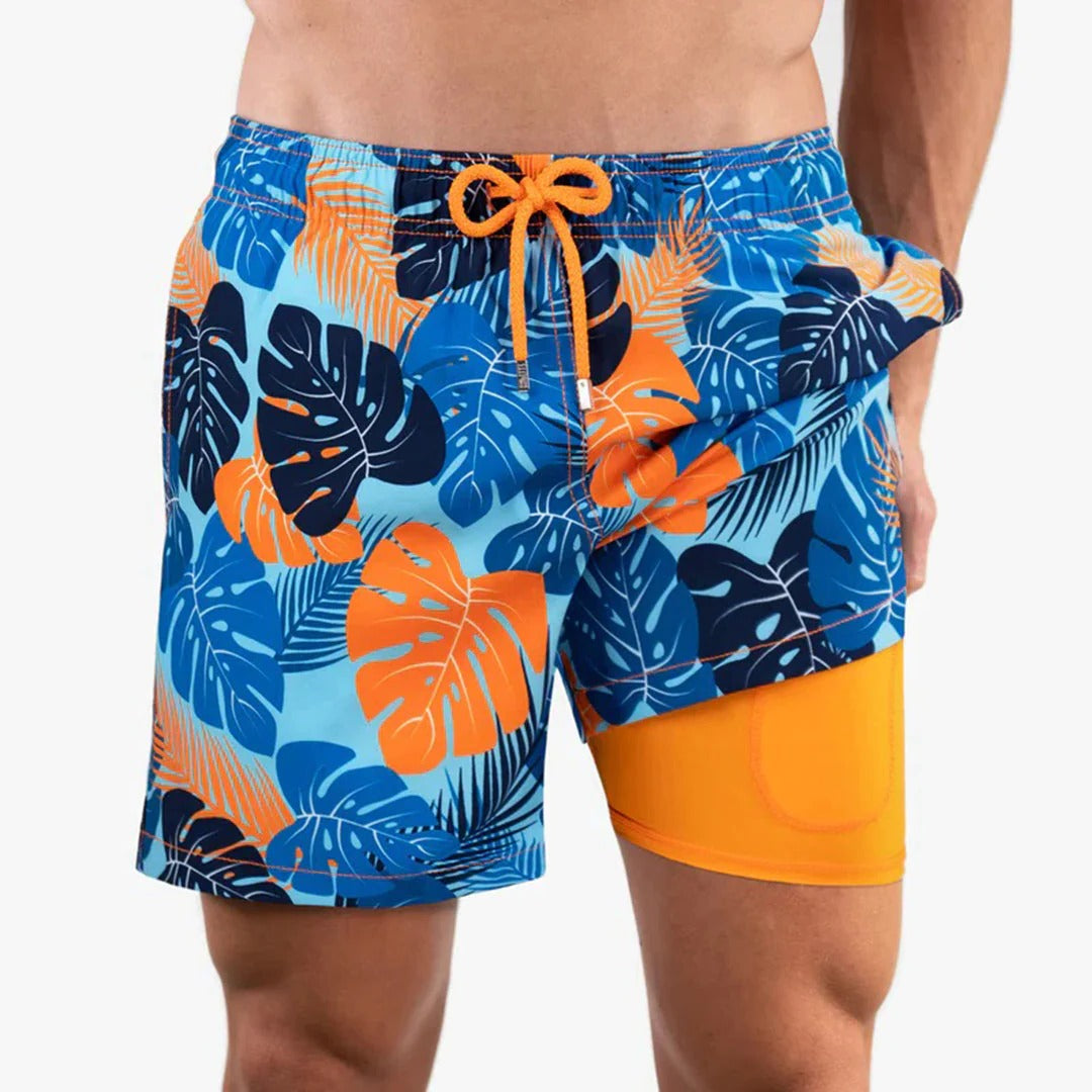 Maillot de bain homme élégant, pour un look chic à la plage. Séchage rapide pour le voyage.
