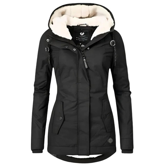 Veste femme matelassée chaude et imperméable, parfaite pour l'automne-hiver. Style décontracté et protection.