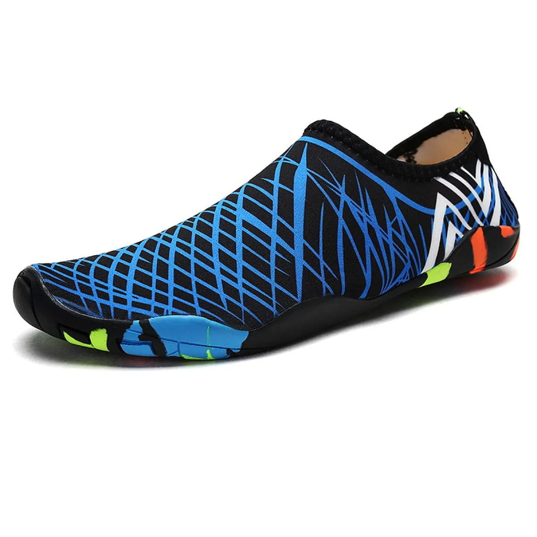 Chaussures aquatiques unisexe légères, parfaites pour la plage, la piscine et les sports nautiques d'été.