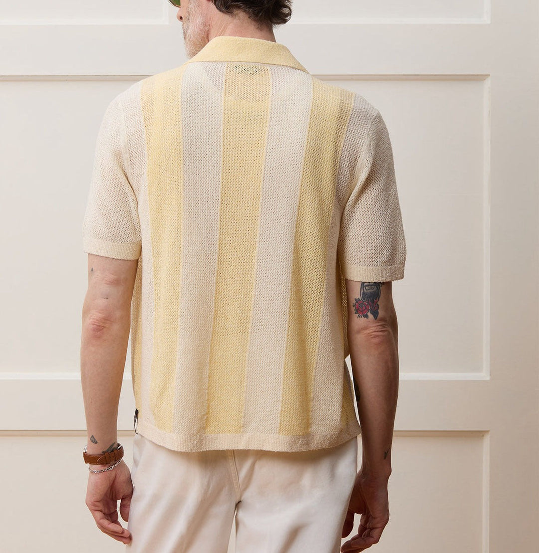 Polo homme ajouré doux, léger et respirant pour l'été. Style décontracté et urbain, confort optimal.
