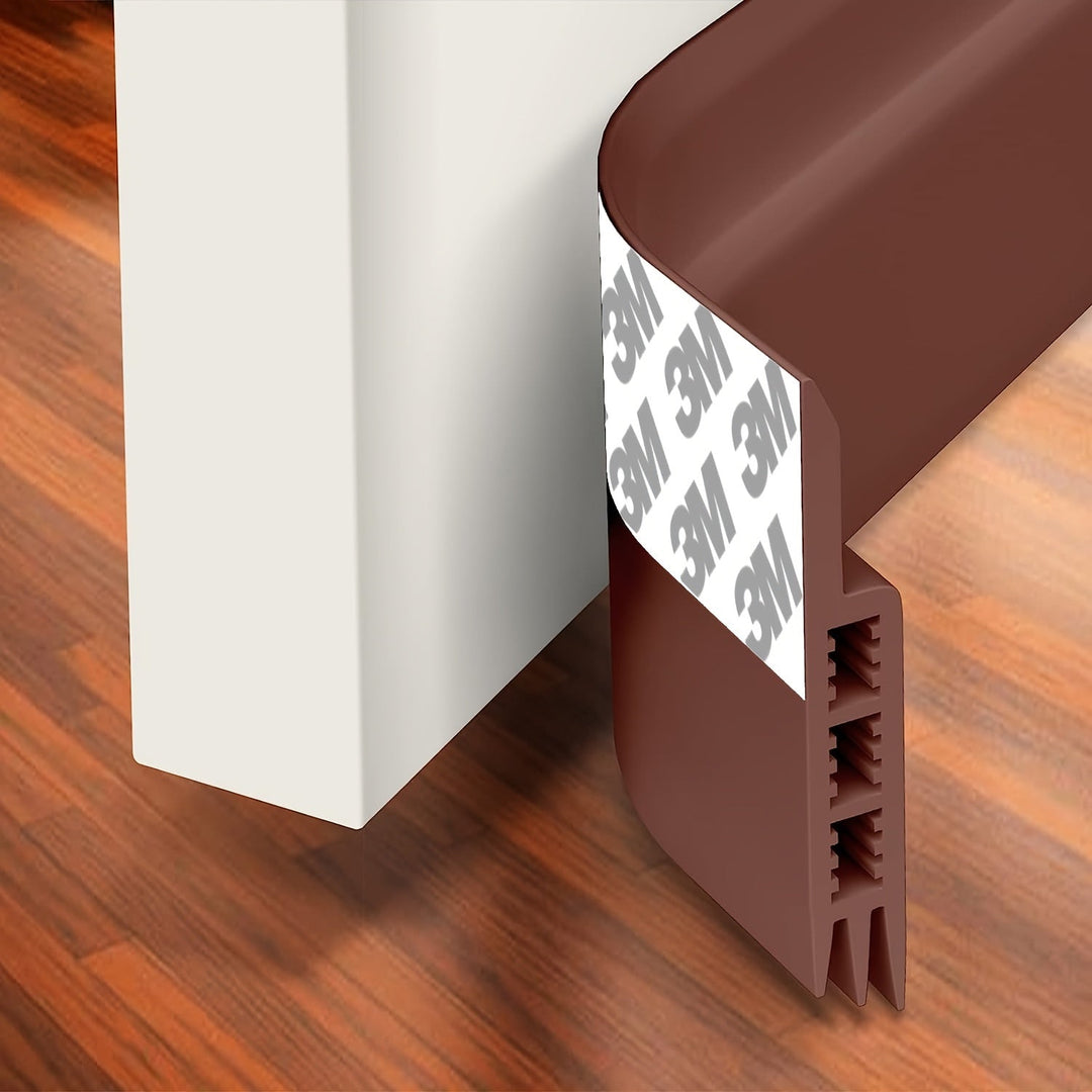 Solution anti-courant d'air et anti-bruit pour portes, joint silicone autoadhésif, confort maison.