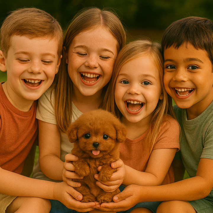 Jouet enfant : chiot robot interactif réaliste, peluche robot marron et blanche pour des heures de jeu.