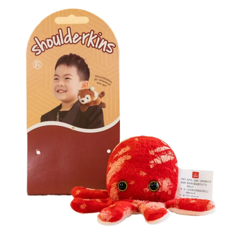 Animal en peluche magnétique doux et attachant, parfait pour épaule, un compagnon original pour enfant.