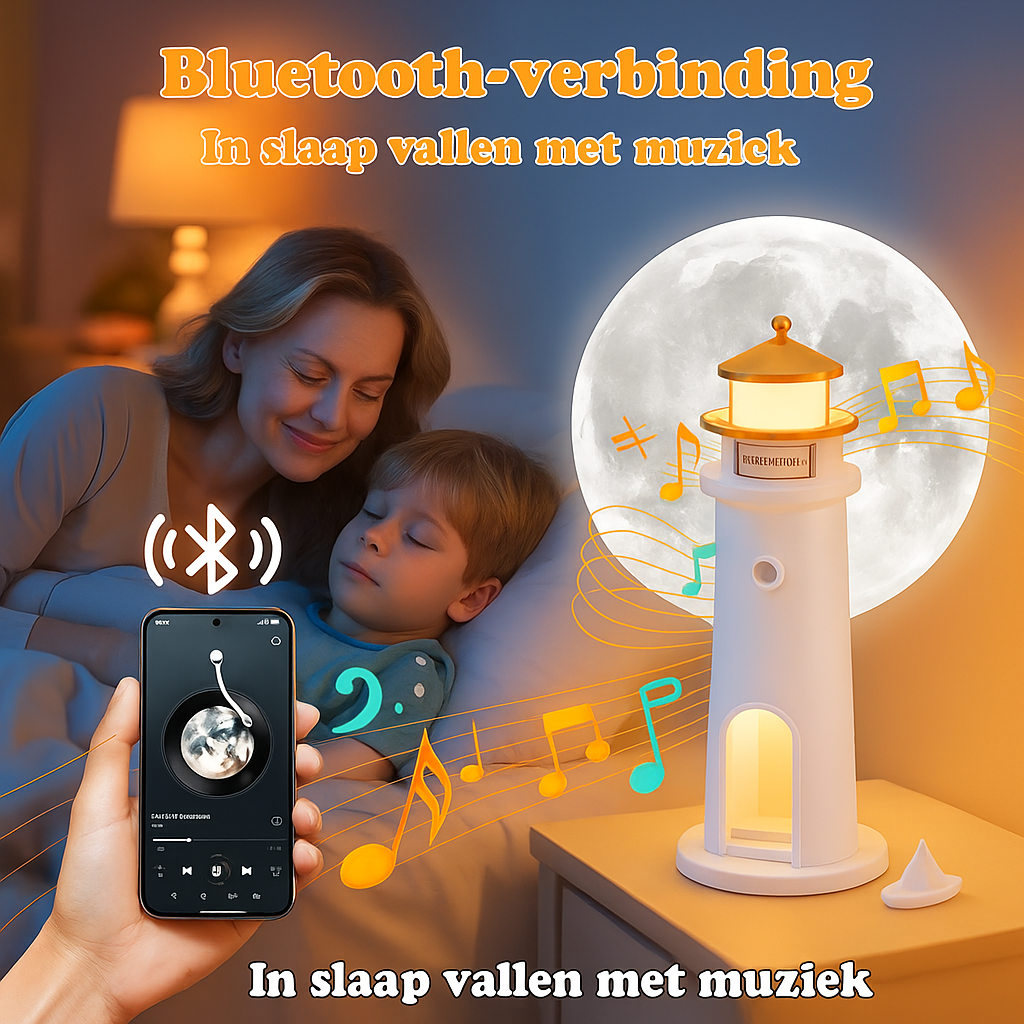 Lampe d'ambiance Bluetooth avec capteur mouvement, créant une lumière douce et relaxante pour bien-être intérieur.