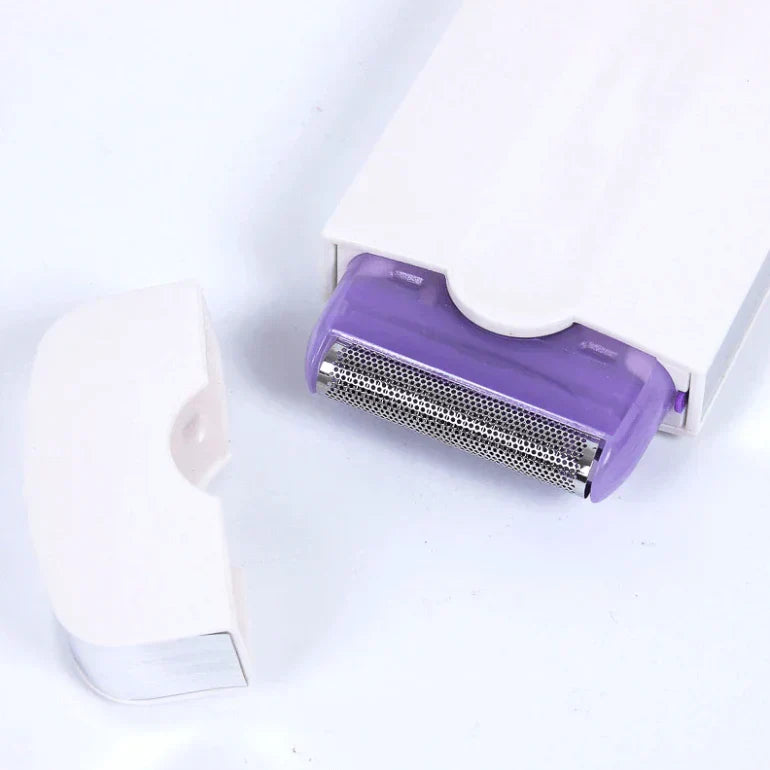 Épilateur corporel indolore pour peau douce, appareil rechargeable pour épilation rapide et sans irritation.