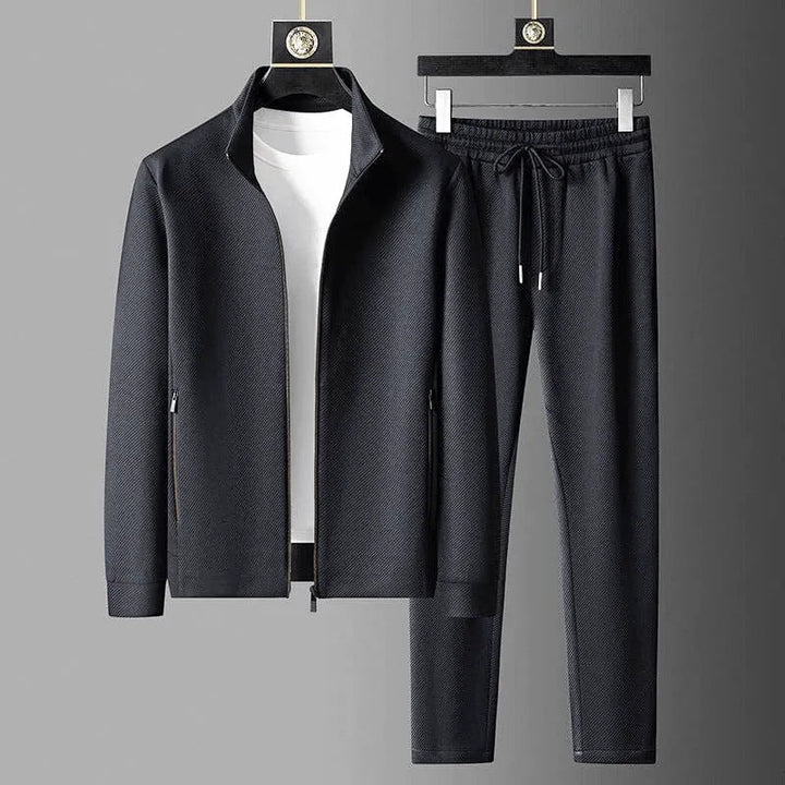 Ensemble sport homme 2 pièces, survêtement stylé et confortable, idéal pour l'entraînement ou les loisirs.