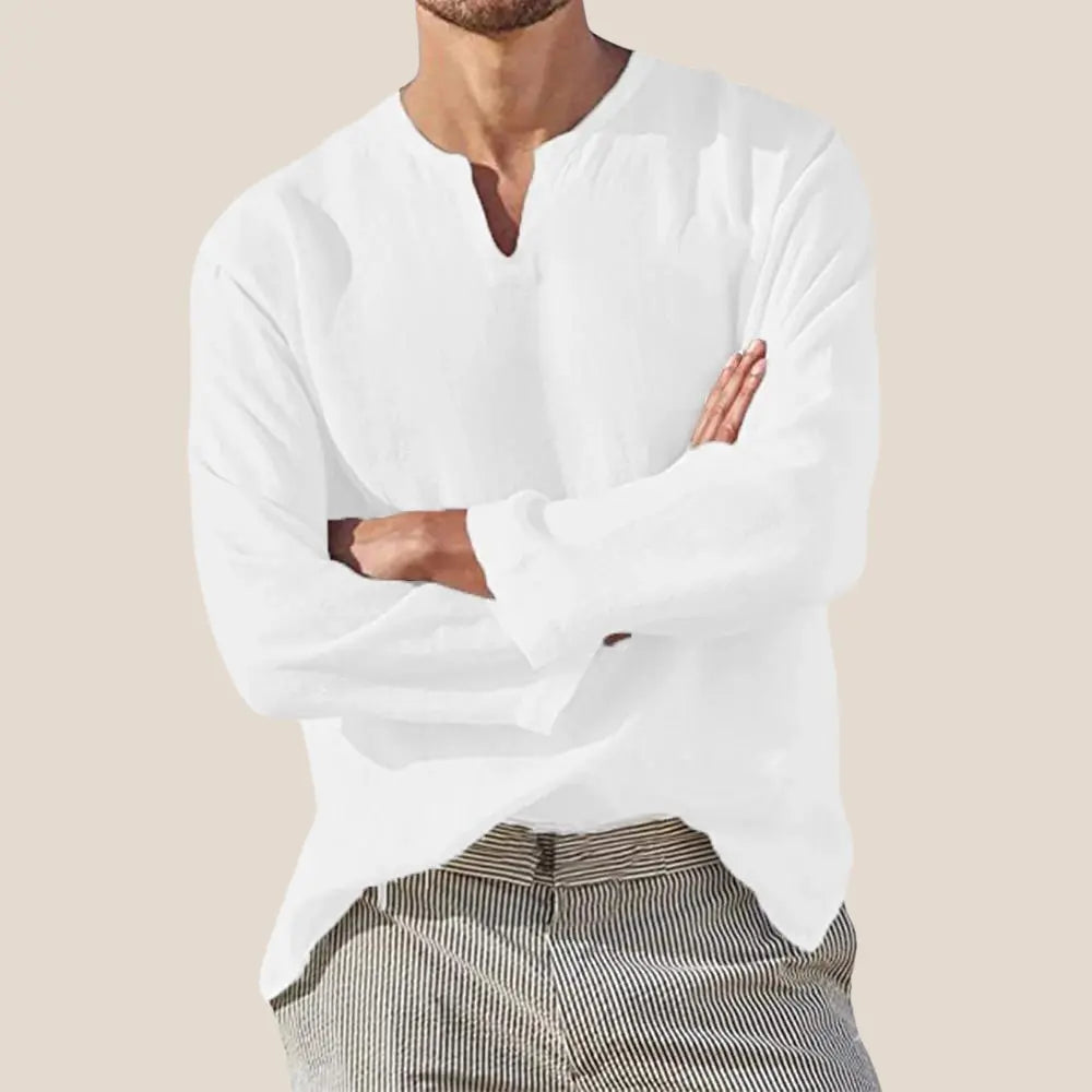 Chemise été homme légère Marrakesh, manches courtes, tissu respirant, style décontracté plage.