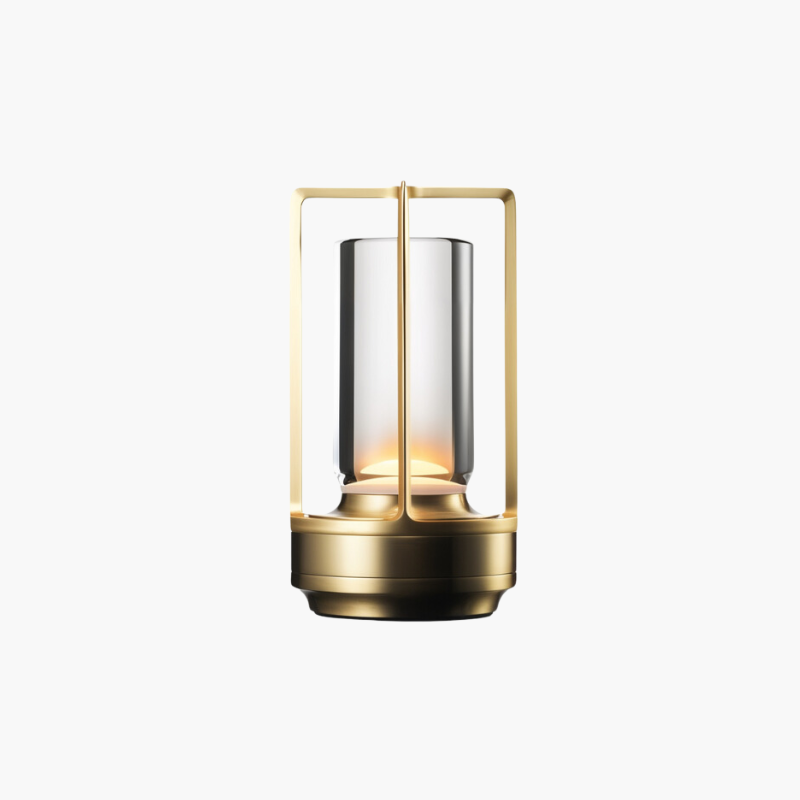 Lampe LED de table dimmable, parfaite pour décoration salon, crée une ambiance chaleureuse.