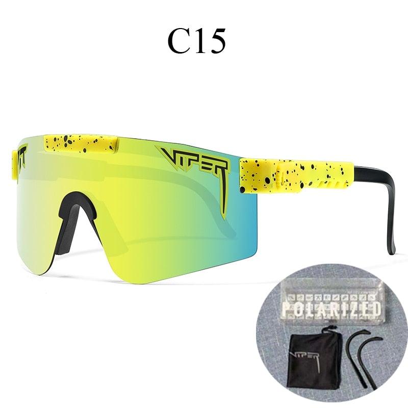 Lunettes de soleil sport unisexe, écran large pour une protection UV optimale en cyclisme et course.