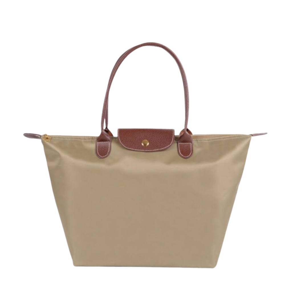 Sac de transport mode pour femmes, spacieux et élégant. Fabriqué en nylon et cuir résistant à l'eau, luxe quotidien.