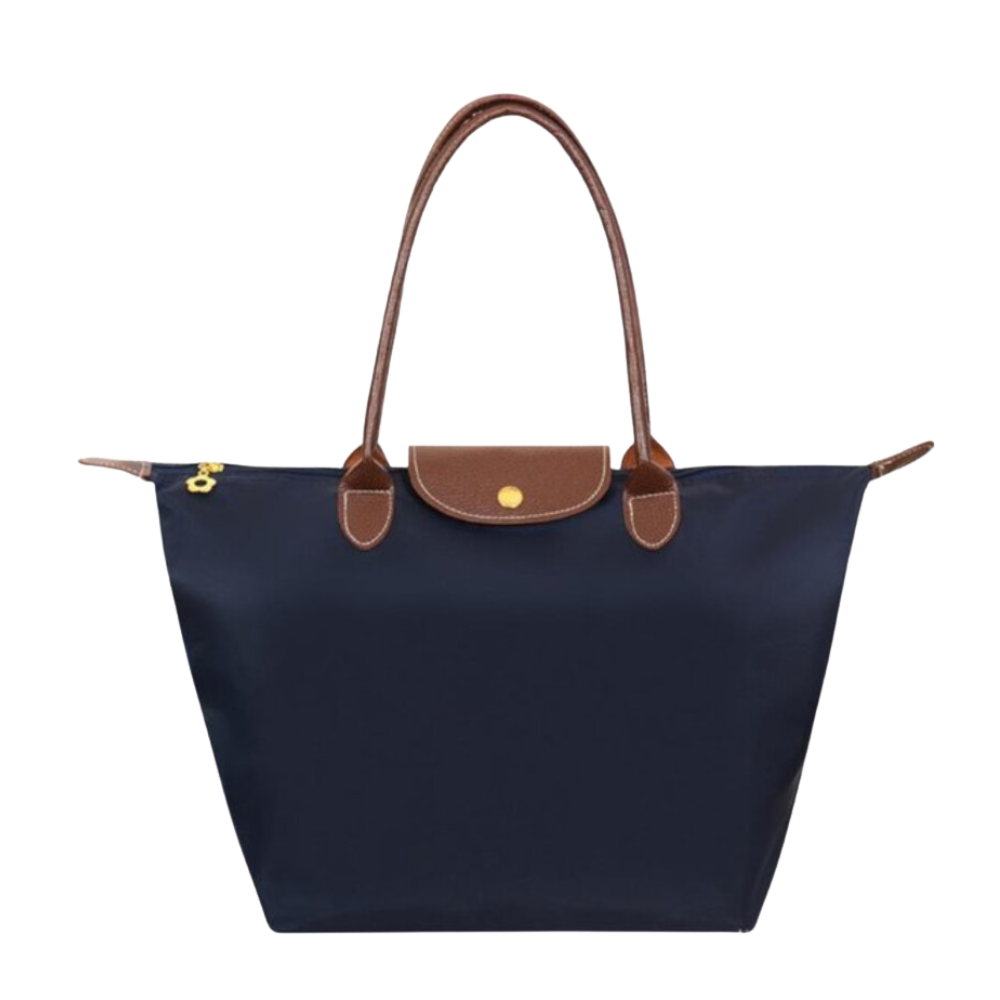 Sac à main de luxe pour femmes, en nylon et cuir de qualité, élégant et résistant à l'eau. Idéal pour toute occasion.