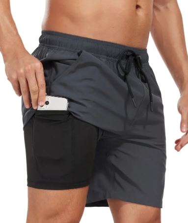 Short de bain homme polyvalent, extensible, séchage rapide, pour plage, piscine et sports nautiques.