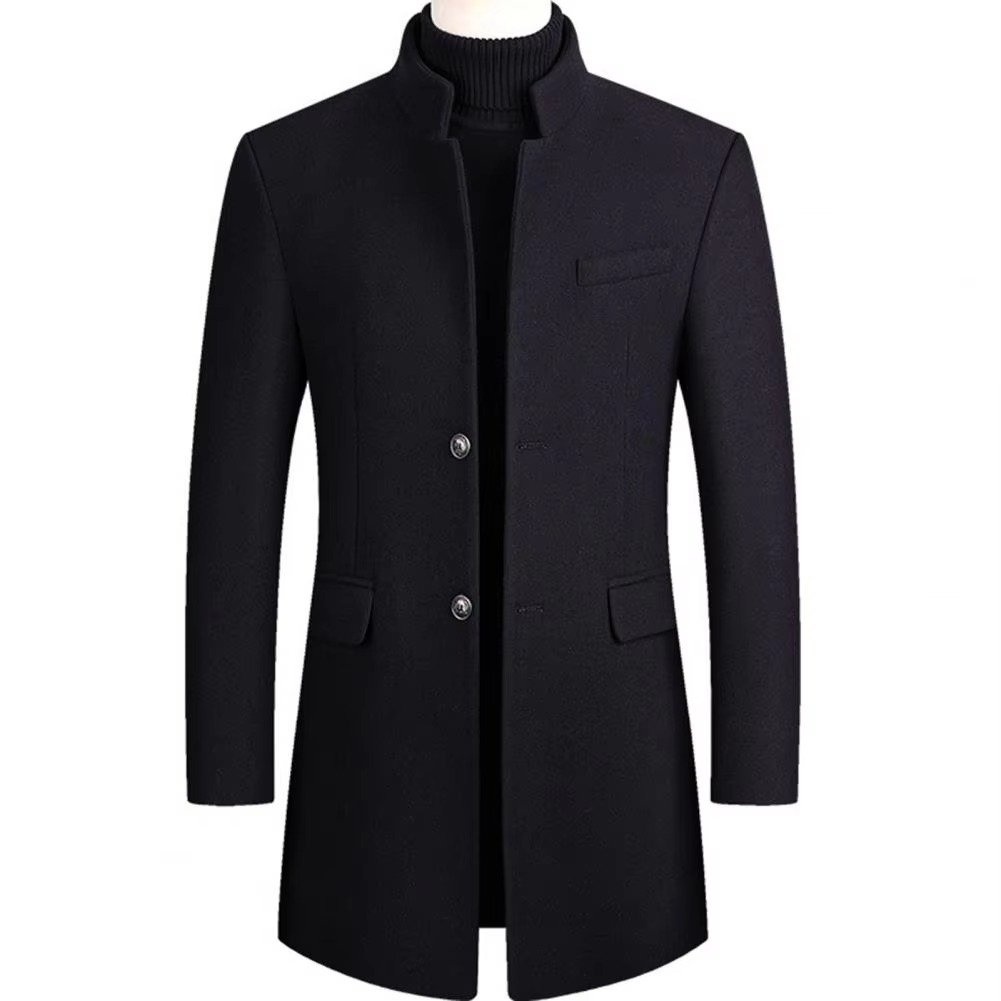 Manteau élégant homme hiver, chaud et coupe ajustée. Idéal pour le bureau ou un look décontracté. Confort garanti.
